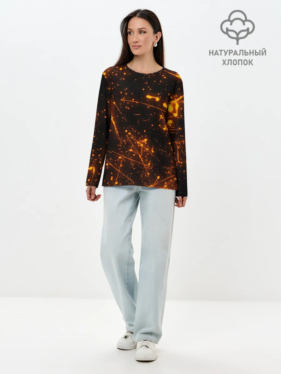 Лонгслив женский. Хлопок / FLAME | ПЛАМЯ