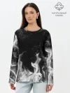 Лонгслив женский. Хлопок / БЕЛЫЙ ОГОНЬ | WHITE FIRE