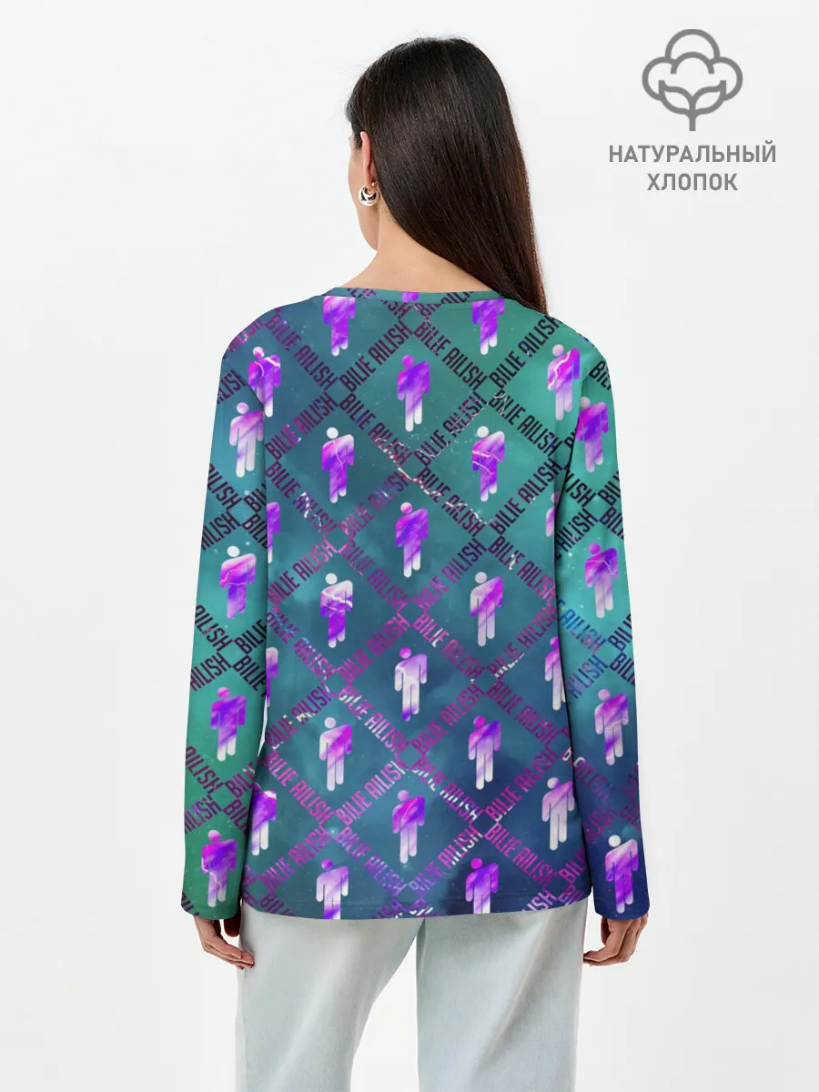 Лонгслив женский. Хлопок / BILLIE EILISH