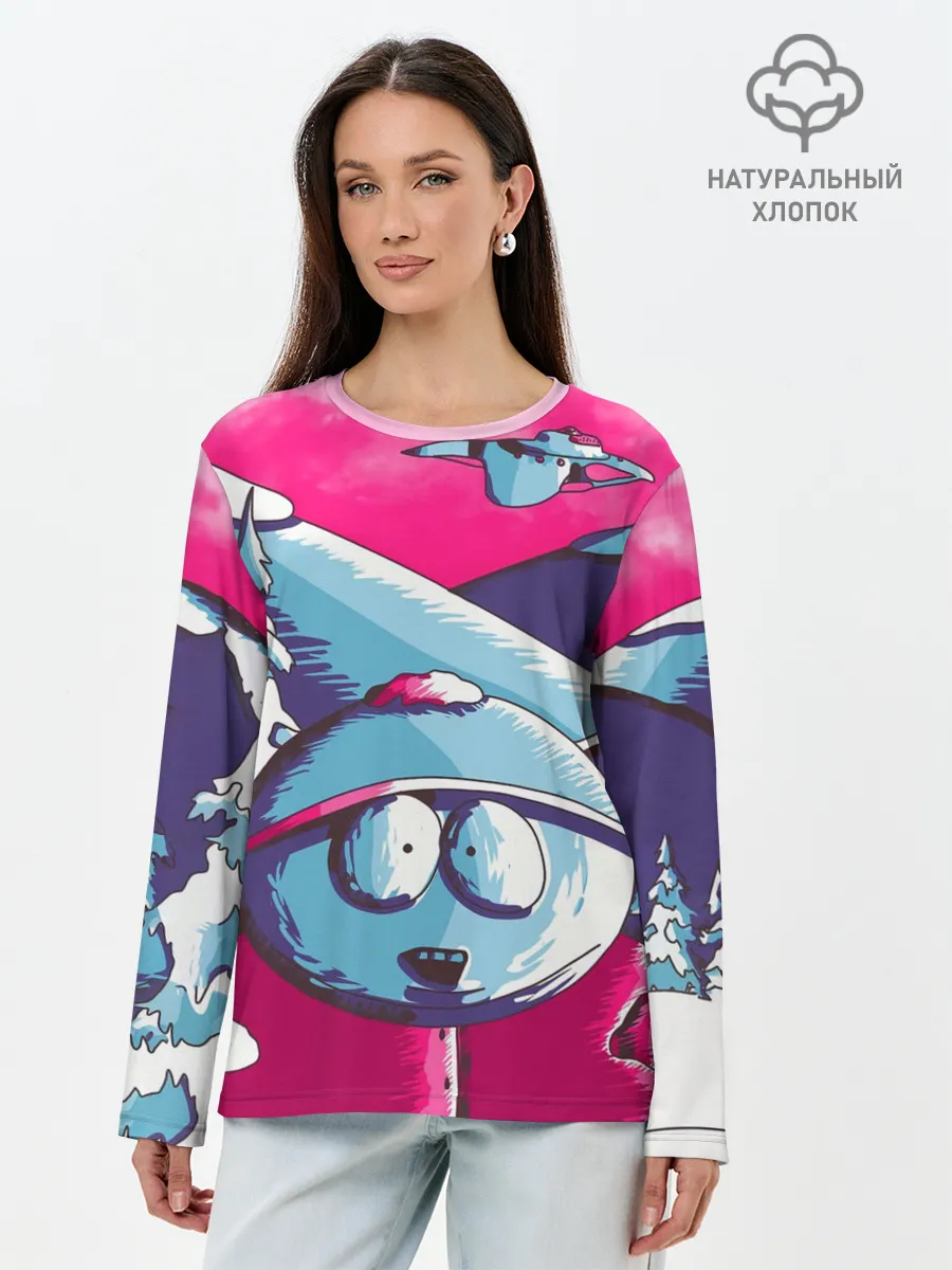 Лонгслив женский. Хлопок / CARTMAN