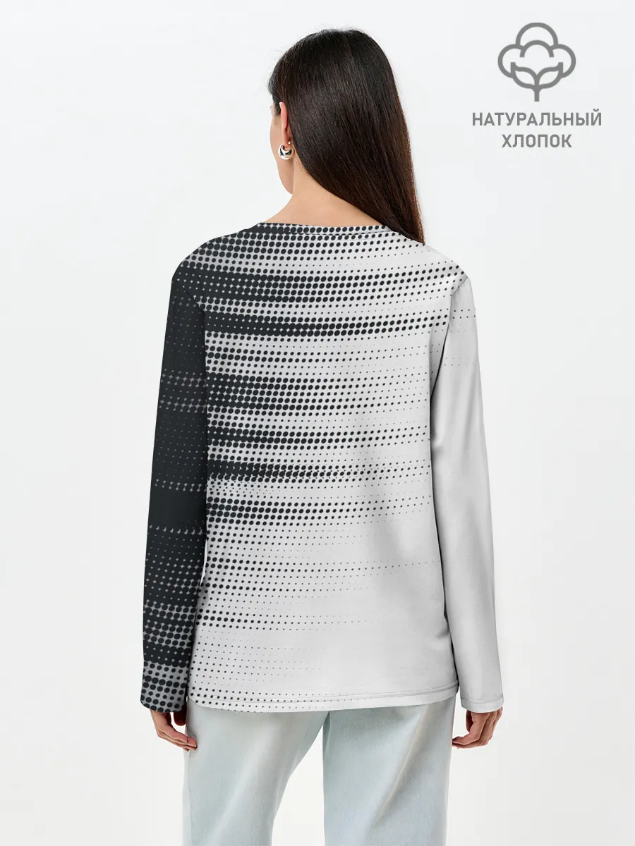 Лонгслив женский. Хлопок / Форма Нью Кстла