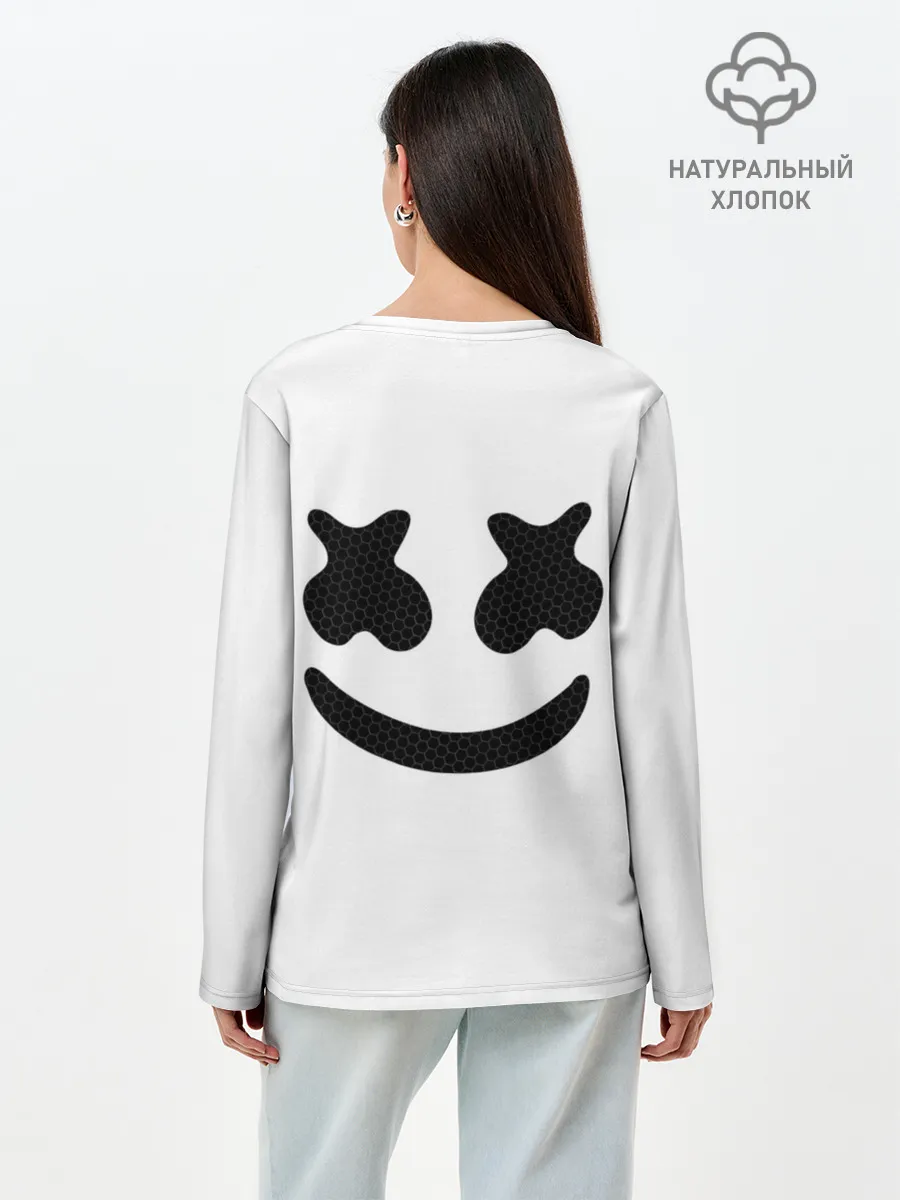 Лонгслив женский. Хлопок / Marshmello