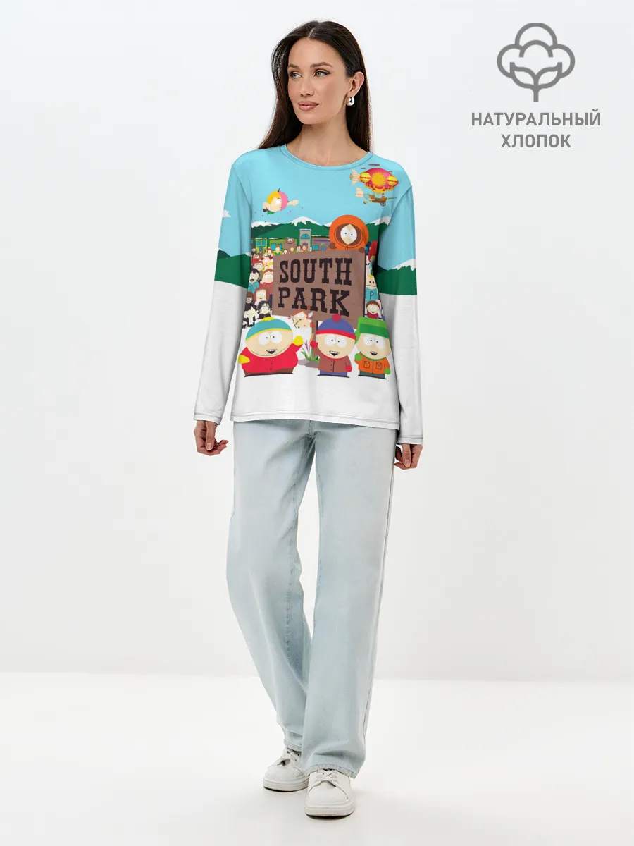 Лонгслив женский. Хлопок / South Park