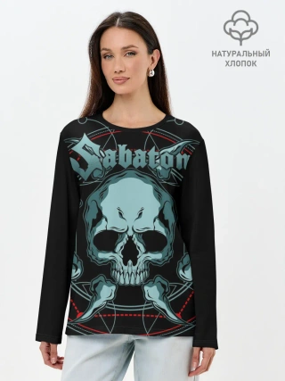 Лонгслив женский. Хлопок / SABATON