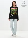 Лонгслив женский. Хлопок / Черепашки-ниндзя