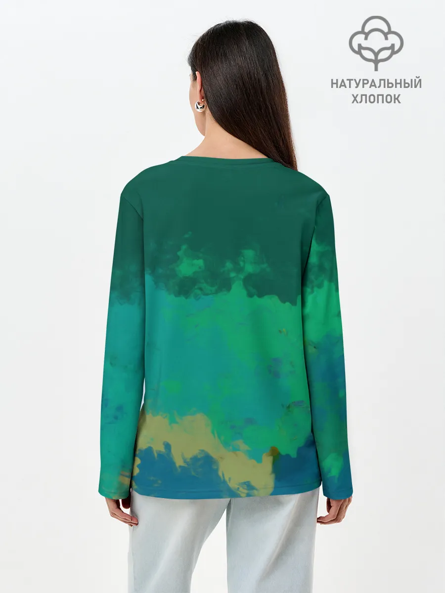 Лонгслив женский. Хлопок / Черепашки ниндзя