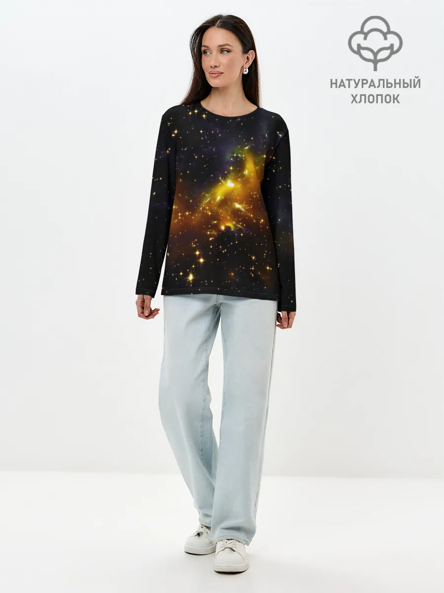 Лонгслив женский. Хлопок / STARS