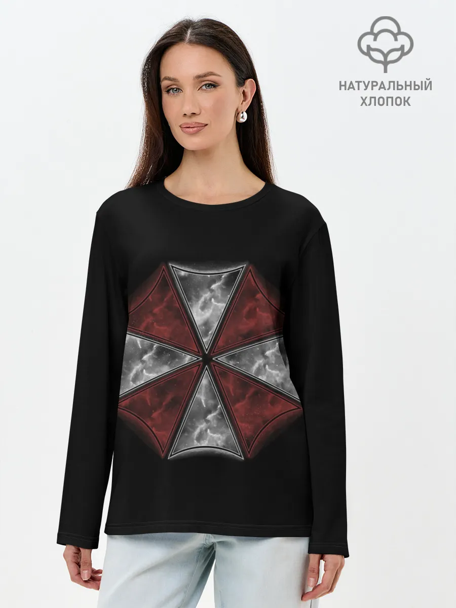 Лонгслив женский. Хлопок / Umbrella Corporation