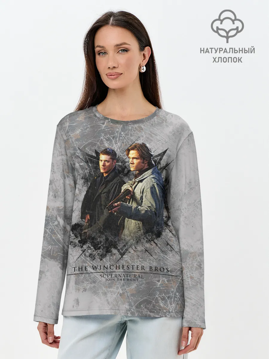 Лонгслив женский. Хлопок / Winchester Brothers