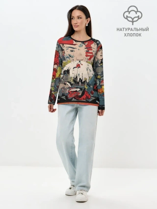 Лонгслив женский. Хлопок / Аkira 1988 poster