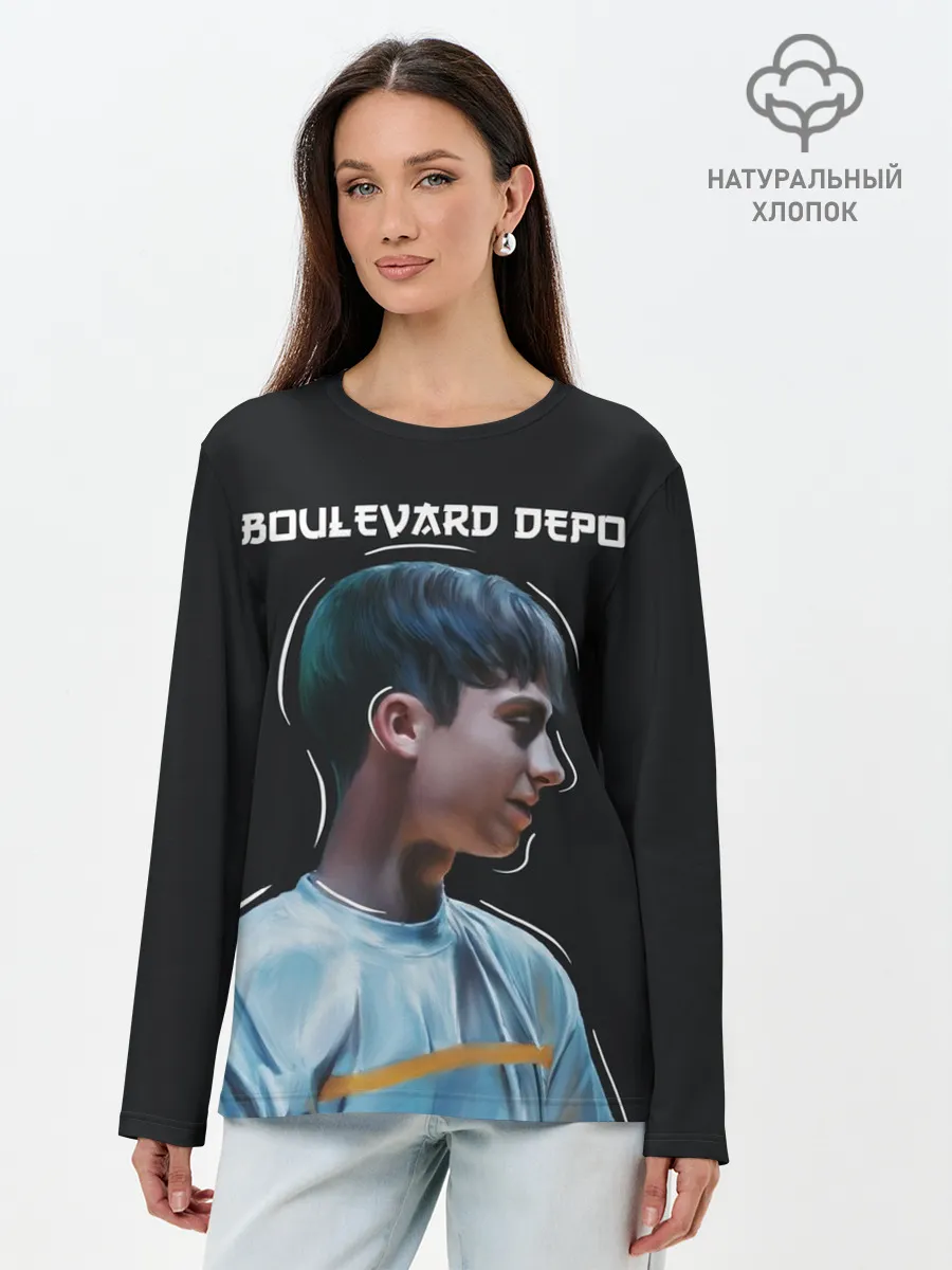 Лонгслив женский. Хлопок / Тёма Кулик