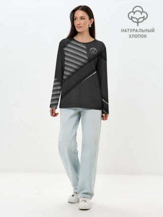 Лонгслив женский. Хлопок / FC Borussia