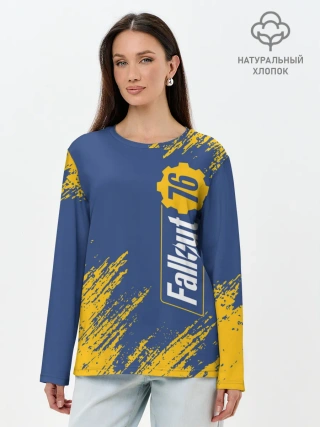 Лонгслив женский. Хлопок / FALLOUT_76.