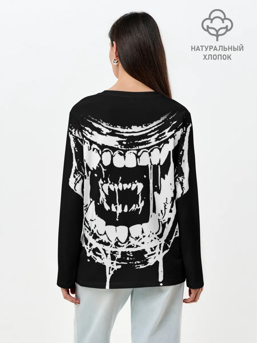 Лонгслив женский. Хлопок / Чужой