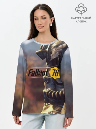 Лонгслив женский. Хлопок / FALLOUT_76.