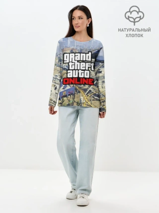 Лонгслив женский. Хлопок / GTA Online