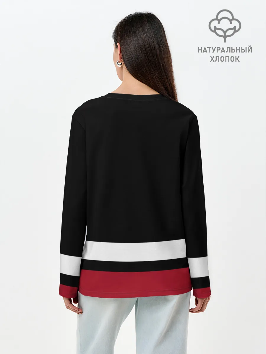 Лонгслив женский. Хлопок / Аризона Койотис