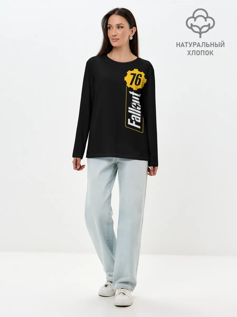 Лонгслив женский. Хлопок / FALLOUT_76.