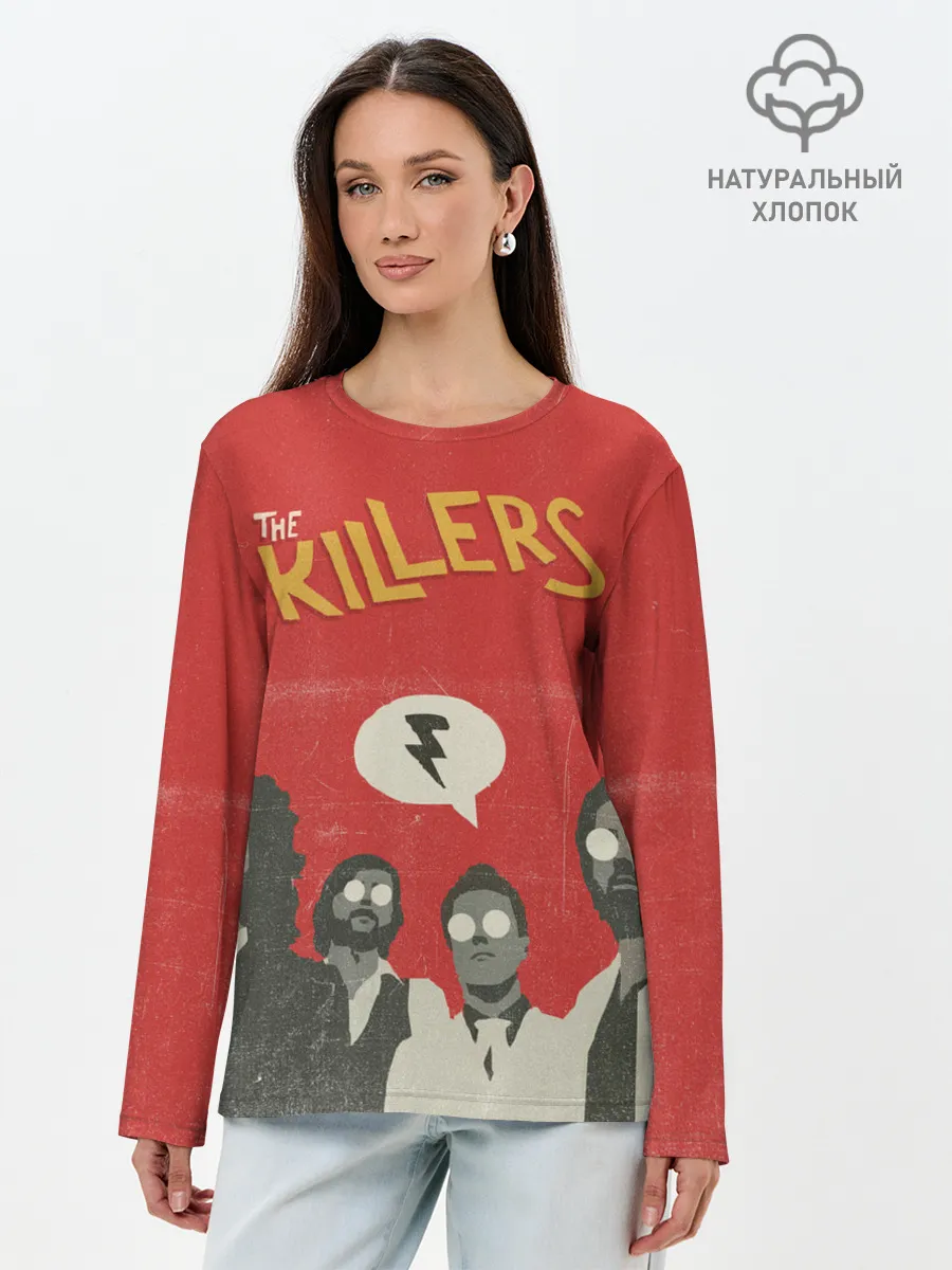Лонгслив женский. Хлопок / The Killers
