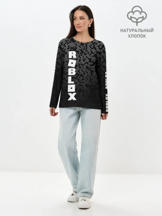 Лонгслив женский. Хлопок / Roblox