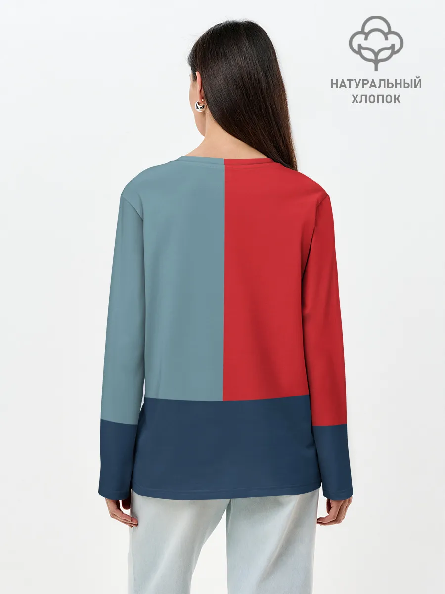 Лонгслив женский. Хлопок / ЮРИЙ ГАГАРИН