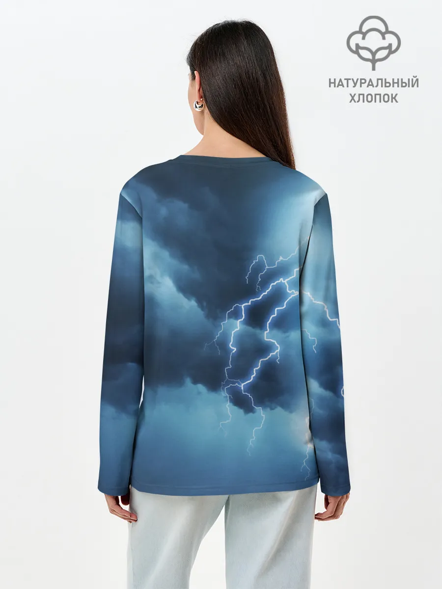 Лонгслив женский. Хлопок / STORM