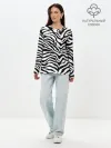 Лонгслив женский. Хлопок / Я зебра