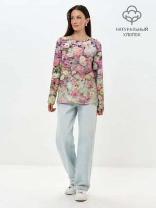 Лонгслив женский. Хлопок / ВЕСЕННИЕ НАСТРОЕНИЕ | SPRING MOOD