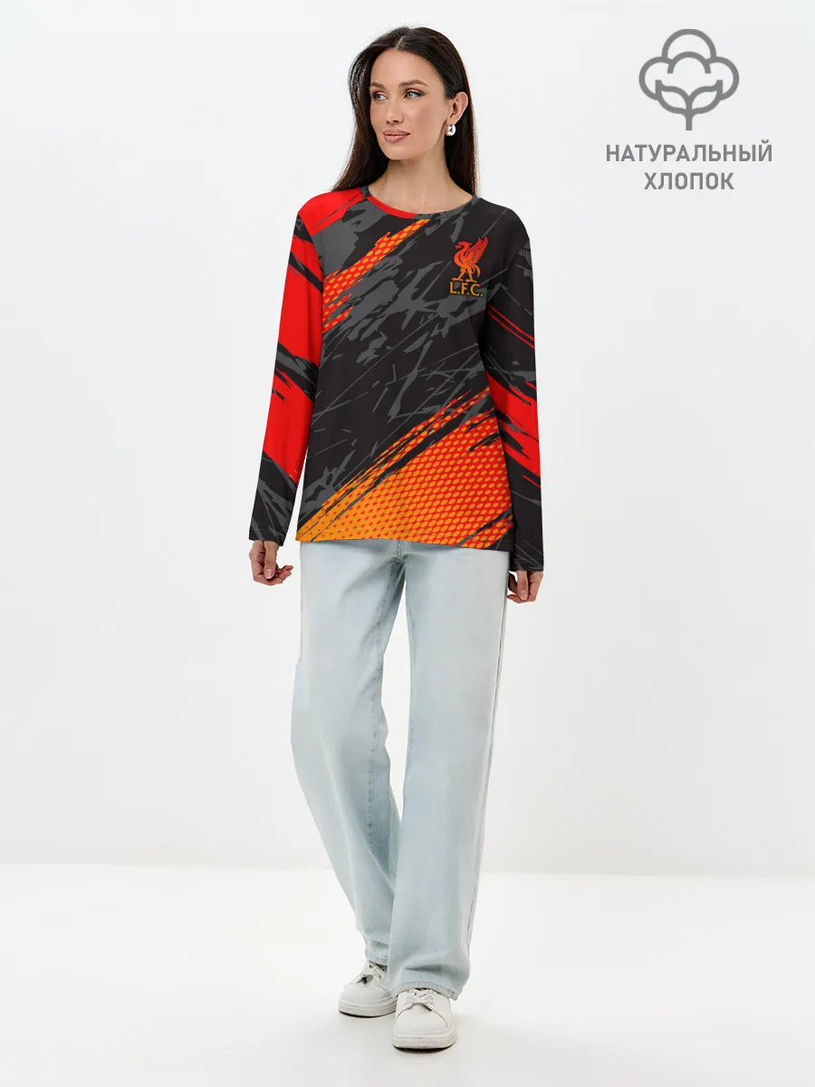 Лонгслив женский. Хлопок / Liverpool F.C.