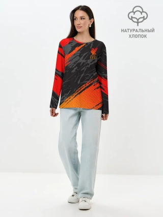 Лонгслив женский. Хлопок / Liverpool F.C.