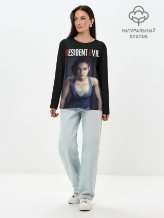 Лонгслив женский. Хлопок / Jill Valentine