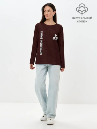 Лонгслив женский. Хлопок / MITSUBISHI CARBON