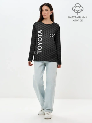 Лонгслив женский. Хлопок / TOYOTA