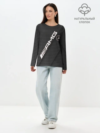 Лонгслив женский. Хлопок / Mercedes