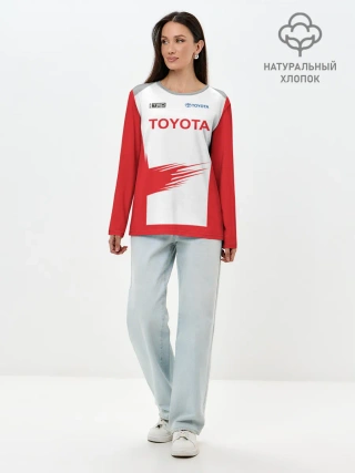 Лонгслив женский. Хлопок / Toyota Driver