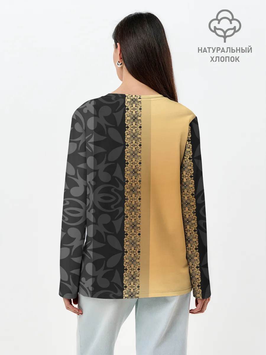 Лонгслив женский. Хлопок / СССР | СЕРП И МОЛОТ