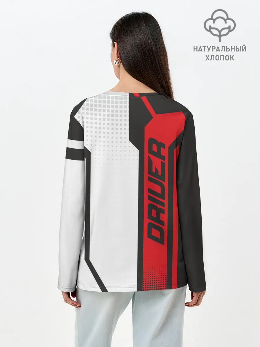 Лонгслив женский. Хлопок / Toyota Driver team