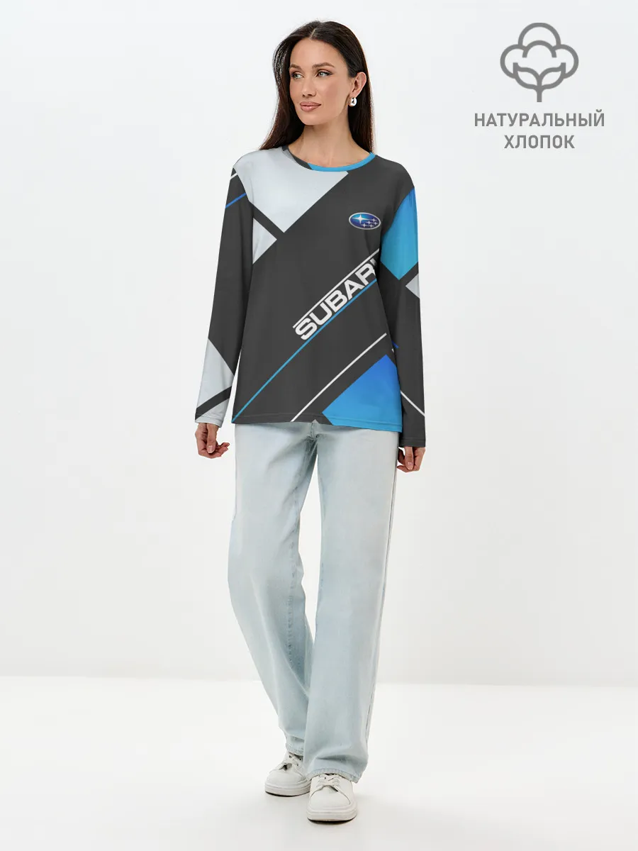 Лонгслив женский. Хлопок / SUBARU