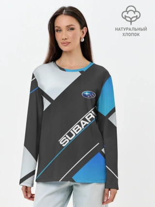 Лонгслив женский. Хлопок / SUBARU