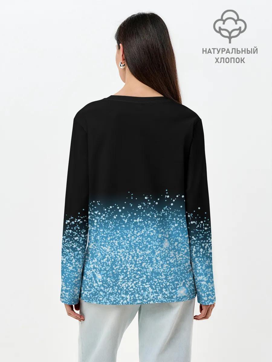 Лонгслив женский. Хлопок / Undertale