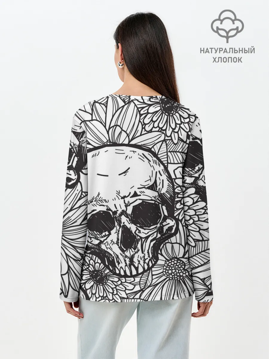 Лонгслив женский. Хлопок / Megadeth