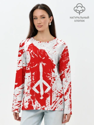 Лонгслив женский. Хлопок / BLOODBORNE