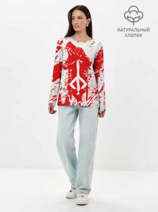 Лонгслив женский. Хлопок / BLOODBORNE