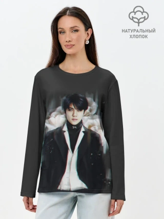 Лонгслив женский. Хлопок / BTS