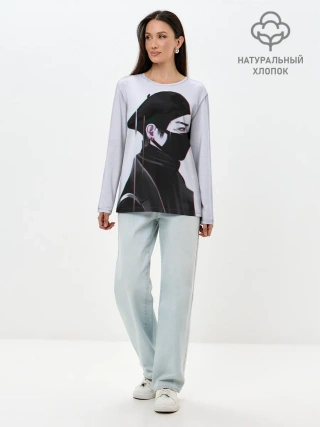 Лонгслив женский. Хлопок / BTS