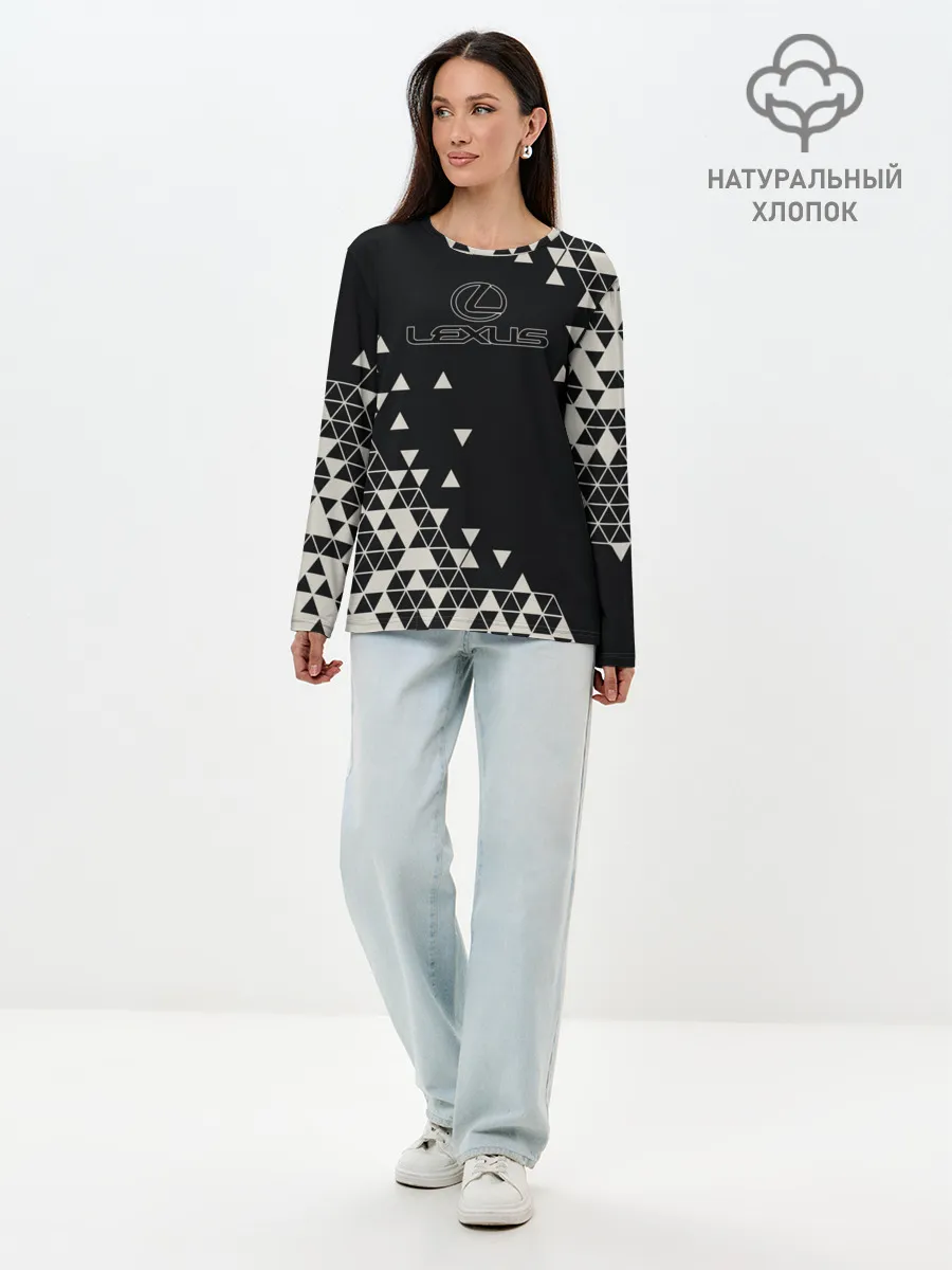 Лонгслив женский. Хлопок / LEXUS