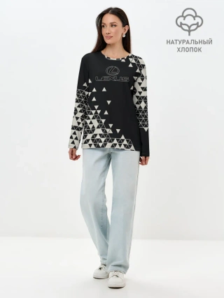 Лонгслив женский. Хлопок / LEXUS
