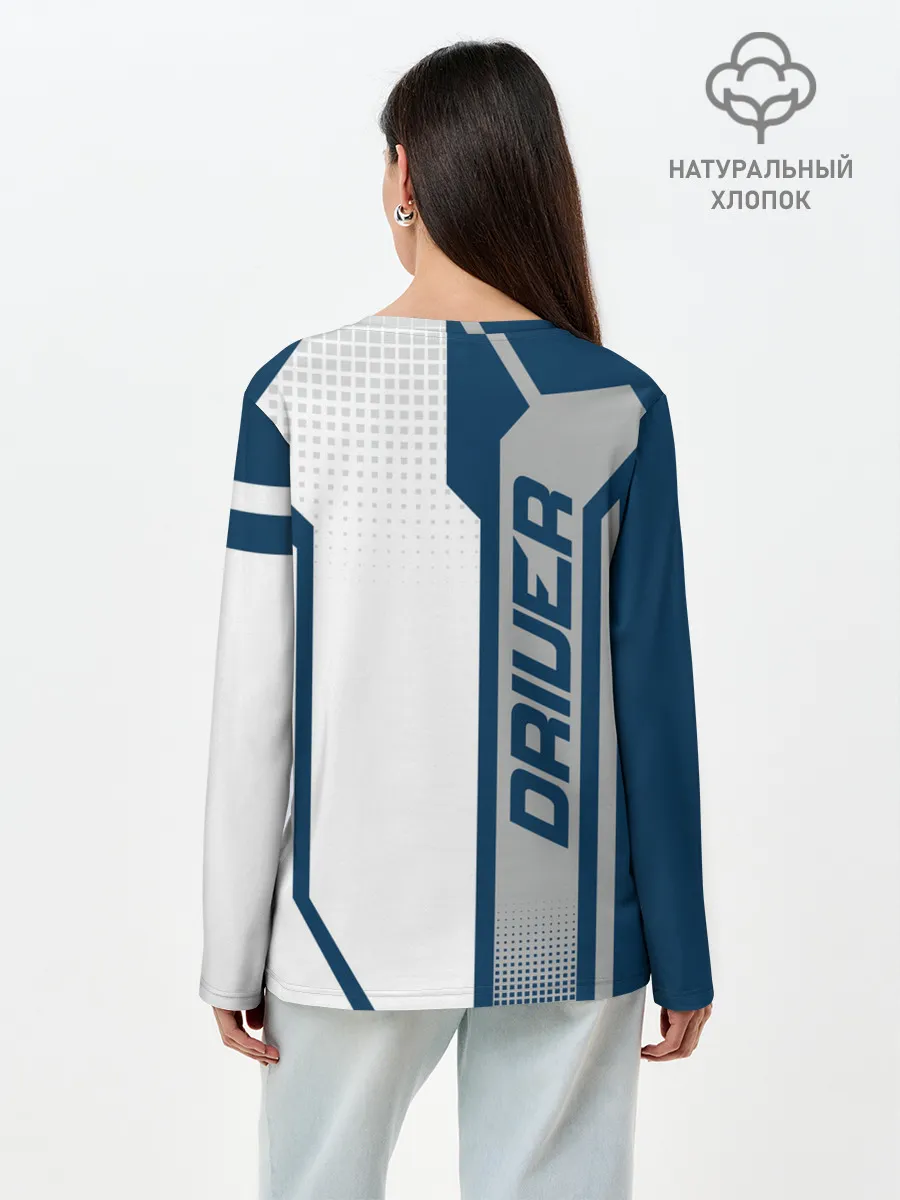 Лонгслив женский. Хлопок / Hyundai Driver team