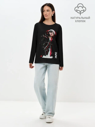 Лонгслив женский. Хлопок / BTS