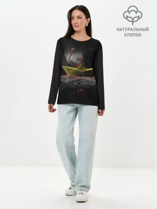 Лонгслив женский. Хлопок / Youll Float Too